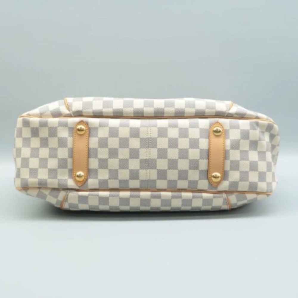 100% Authentic Louis Vuitton Galliera White Damier Azur Canvas Shoulder Bag - Picture 5 of 13